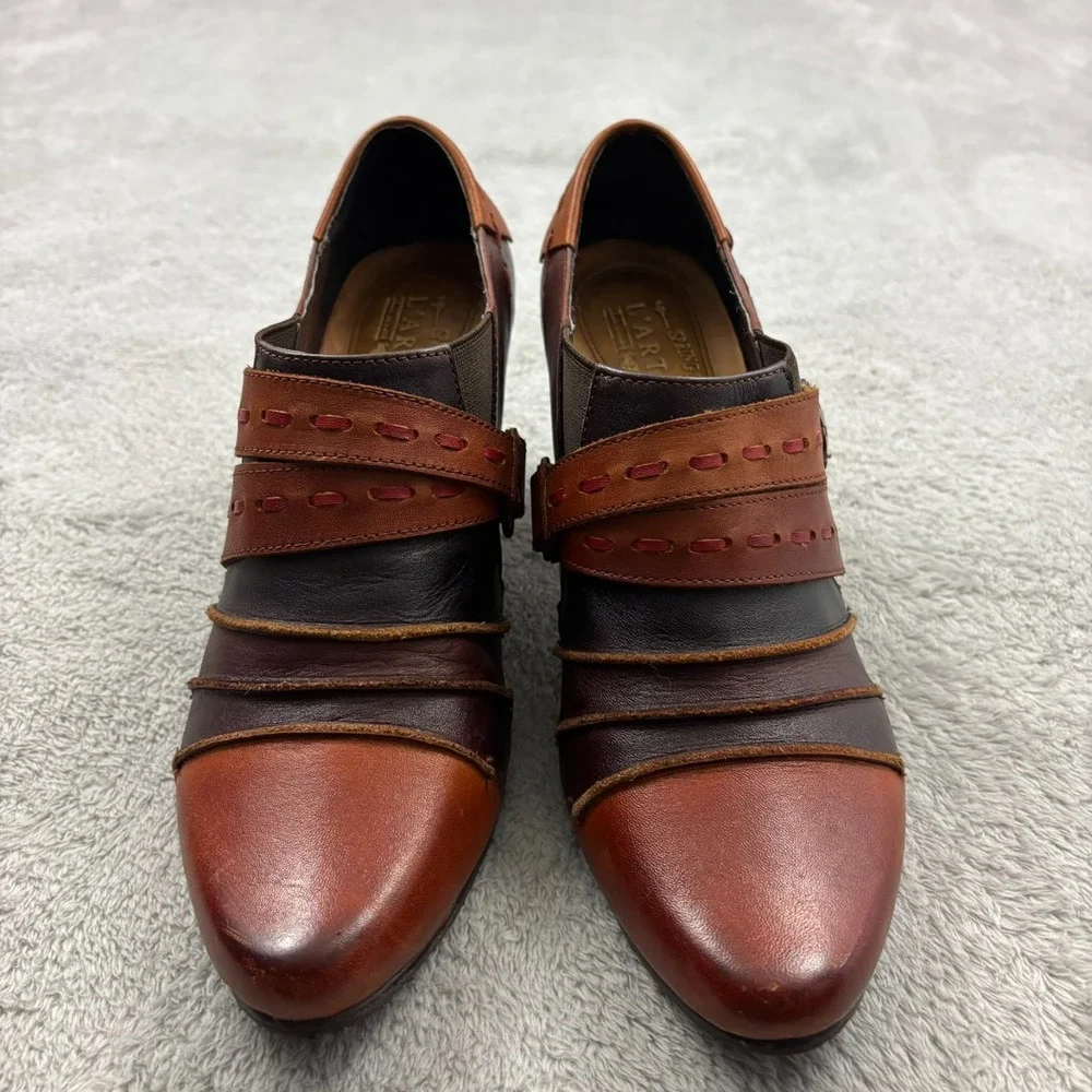 Spring Step L'Artiste Wondrous Ankle Bootie Womens 39 Multicolor Leather Witchy - Picture 2 of 10